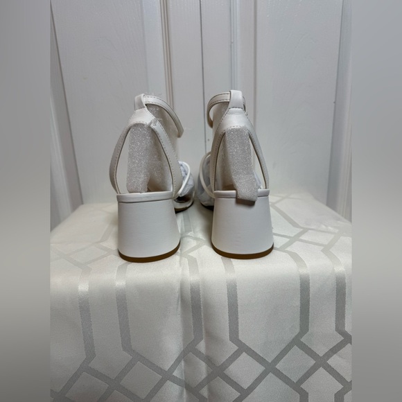 Soda White Strappy Heels - Picture 5 of 8